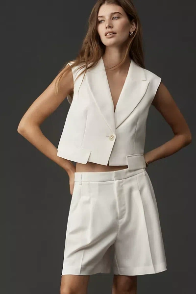 Maeve Tailored Shorts In White