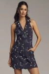 Maeve The Amelia Collared Mini Dress By