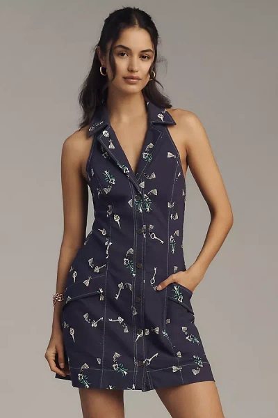 Maeve The Amelia Collared Mini Dress By