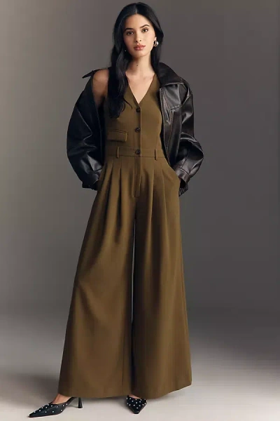 Maeve The Avery Suiting Jumpsuit By  In Green
