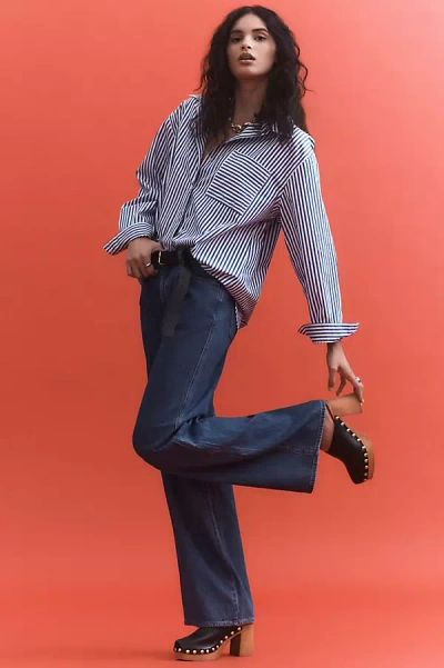 Maeve The Bennet Buttondown Shirt By  In Blue