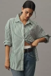Maeve The Bennet Buttondown Shirt By  In Green