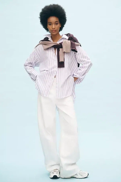 Maeve The Bennet Buttondown Shirt By  In Purple