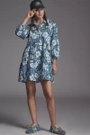 Maeve The Bettina Shirt Dress By : Mini Edition In Blue