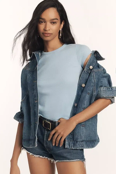 Maeve The Blair Baby Tee By  In Blue