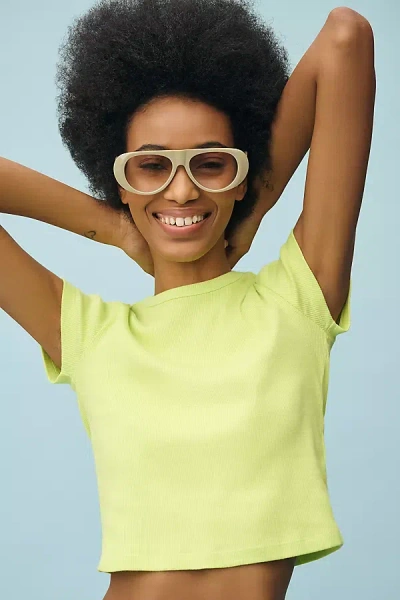 Maeve The Blair Baby Tee By  In Green