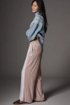 Maeve The Brooklin Sequin Pull-on Track Pants By  In Pink