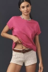 Maeve The Caitlin Boxy Tee By  In Pink