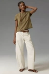 Maeve The Caitlin Boxy Tee By  In Green