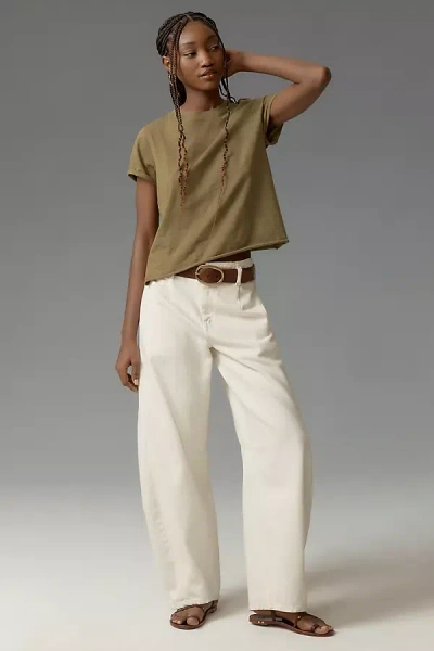 Maeve The Caitlin Boxy Tee By  In Green