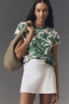 Maeve The Caitlin Boxy Tee By  In Green