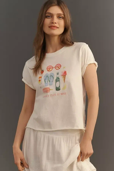 Maeve The Caitlin Boxy Tee By  In Green