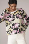 Maeve The Caitlin Boxy Tee By : Long-sleeve Edition In Multicolor