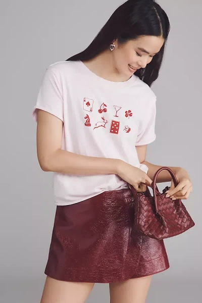 Maeve The Caitlin Boxy Tee By  In Pink
