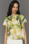 Maeve The Caitlin Boxy Tee By  In Green
