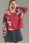 Maeve The Carys Mock-neck Sweater By  In Animal Print