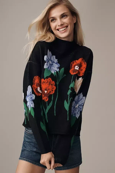 Maeve The Carys Mock-neck Sweater By  In Black