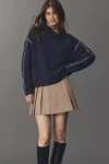 Maeve The Carys Mock-neck Sweater By  In Blue