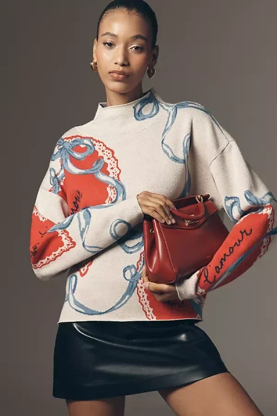 Maeve The Carys Mock-neck Sweater By  In Multi