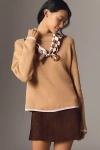 Maeve The Carys Mock-neck Sweater By  In Brown