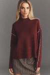 Maeve The Carys Mock-neck Sweater By  In Brown
