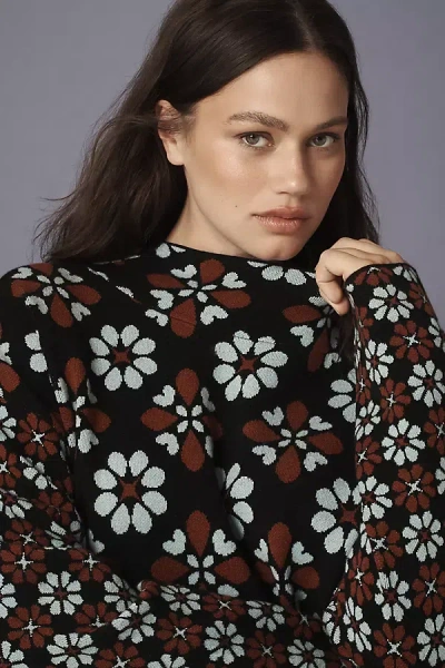 Maeve The Carys Mock-neck Sweater By  In Brown