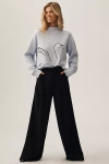 Maeve The Carys Mock-neck Sweater By  In Gray