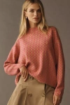 Maeve The Carys Mock-neck Sweater By  In Pink