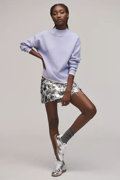 Maeve The Carys Mock-neck Sweater By  In Purple