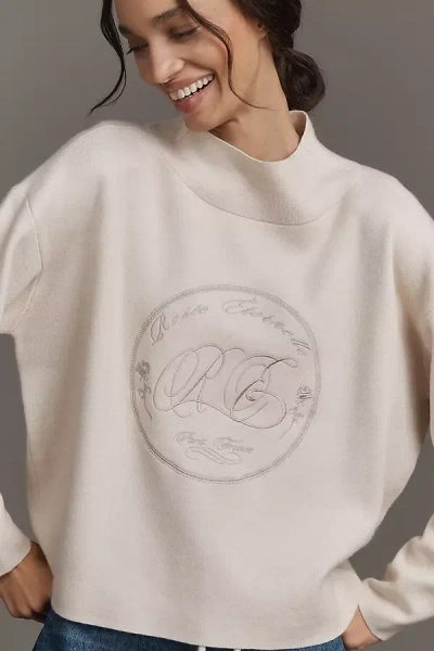 Maeve The Carys Mock-neck Sweater By  In White