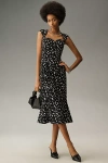 Maeve The Cecily Fit & Flare Sweetheart Dress By : Magic Fabric Edition In Black