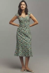 Maeve The Cecily Fit & Flare Sweetheart Dress By : Magic Fabric Edition