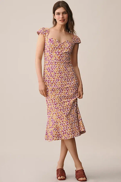 Maeve The Cecily Fit & Flare Sweetheart Dress By : Magic Fabric Edition In Multi