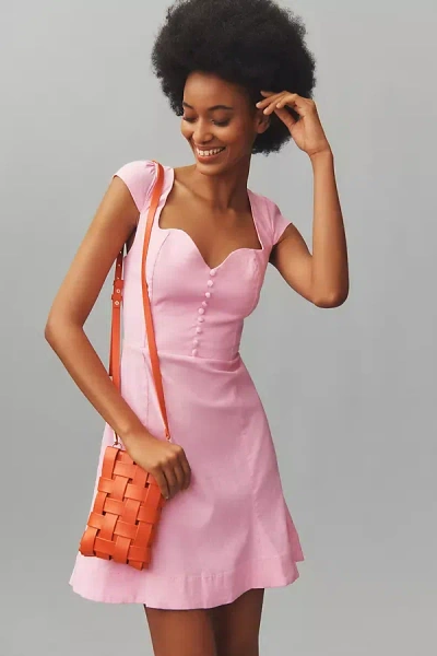 Maeve The Cecily Fit & Flare Sweetheart Dress By : Mini Edition In Pink