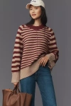 MAEVE THE CHANDLER CREW-NECK RELAXED PULLOVER SWEATER