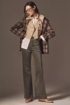 Maeve The Colette Corduroy Full-length Wide-leg Pants By  In Green
