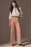 Maeve The Colette Corduroy Full-length Wide-leg Pants By  In Pink