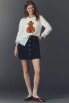 Maeve The Colette Corduroy Mini Skirt By  In Blue
