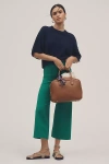 Maeve The Colette Cropped Wide-leg Pants By : Knit Edition In Green