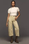 Maeve The Colette Cropped Wide-leg Pants By  In Multicolor