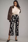 Maeve The Colette Cropped Wide-leg Pants By : Velvet Edition In Multicolor