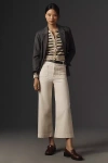 Maeve The Colette Cropped Wide-leg Trousers By : Corduroy Edition In Sand
