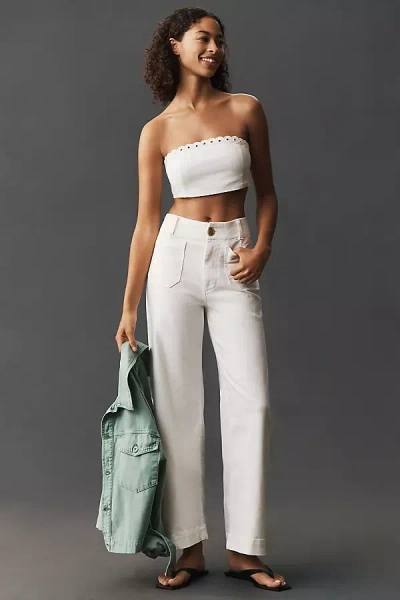 Maeve The Colette Denim Full-length High-rise Wide-leg Jeans By