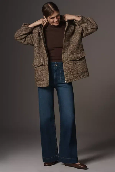 Maeve The Colette Full-length Wide-leg Jeans By  In Blue