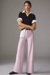 Maeve The Colette Full-length Wide-leg Pants By : Beachy Linen Edition In Purple