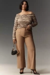 Maeve The Colette Full-length Wide-leg Pants By  In Beige