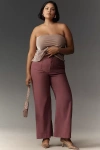 Maeve The Colette Full-length Wide-leg Pants By  In Beige
