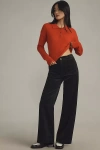 Maeve The Colette Full-length Wide-leg Pants By : Corduroy Edition In Black
