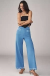 Maeve The Colette Full-length Wide-leg Pants By : Lace Trim Edition
