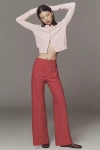 Maeve The Colette Full-length Wide-leg Pants By  In Red